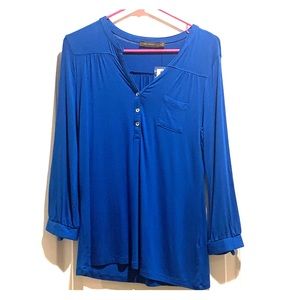 The Limited Blue Dress Top